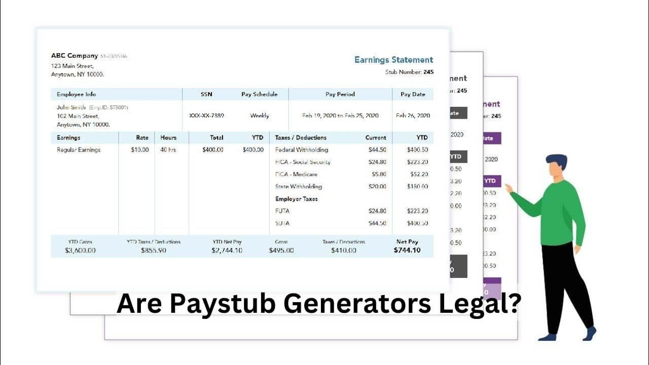 Are Paystub Generators Legal